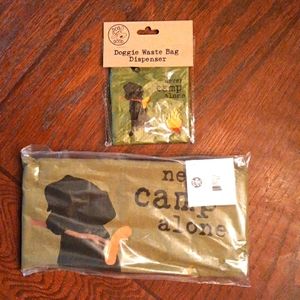 Dog towel and waste bag